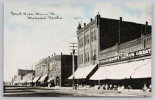 c1910 Moscow Idaho East Side Main Street C.U. Williams Photoette Cloak Store A7 picture
