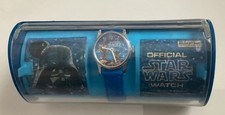 Vintage 1977 Bradley Star Wars 20th Century Fox Watch Wind Up R2-D2 C-3PO picture
