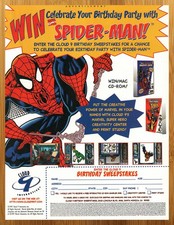 1997 Cloud 9 Interactive Spider-Man CD-ROM Print Ad/Poster PC Computer X-Men Art picture