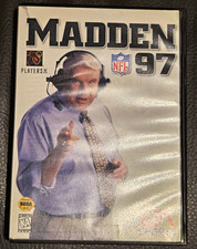 EA SPORTS Madden 97 Sega Genesis w/ Case & Manual Madden NFL Football 1996 picture