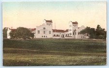 MONTEREY, CA California ~ HIGH SCHOOL ~  c1930s Handcolored Albertype Postcard picture