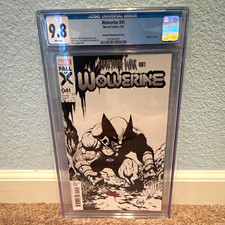 Marvel Wolverine #41 CGC 9.8 2nd Printing Greg Capullo Sketch Variant Cover picture