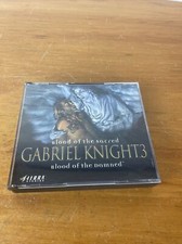 Gabriel Knight 3 III Blood Of The Sacred Blood Of The Damned 3 PC CD Discs Set picture