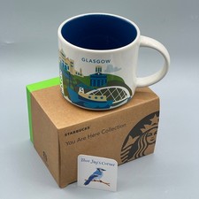 Starbucks Glasgow Scotland You Are Here YAH Mug 14oz Coffee Cup Gift Box UK picture