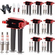 GBTAD Upgraded 8x Ignition Coil Pack and 16x Iridium Coils UF504 picture