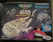 Vintage Micro Machines Star Wars Millennium Falcon Playset and Book picture