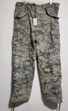 NOS USAF APECS Waterproof Trousers Digital Tiger Stripe Camo Pants Large Regular picture