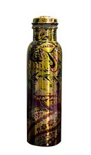 Copper Water Bottle  1L/34 Oz Stay Hydrated and Health Benefits (Light Green) picture