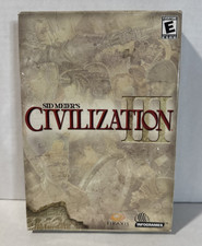 Sid Meier’s Civilization III PC CIV 3 Windows Original Box and Packaging -Opened picture