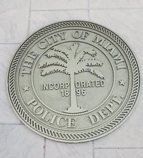 Rare VTG The city of Miami Police Dept Department 1896 36