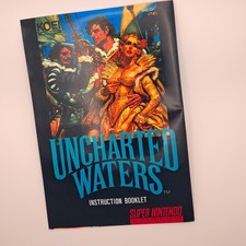 Reproduction Manual - Uncharted Waters - SNES picture