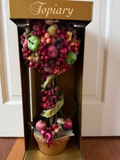 Waterford Georgian Topiary Tree Fruit Holiday Heirlooms Christmas Vintage Rare picture