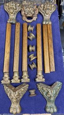 Bally EM Slot Machine  Brass legs, oak pilasters picture
