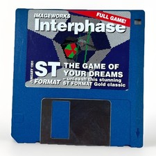 Interphase Atari ST - Full Game - Floppy Disk - By Imageworks - Vintage Game picture