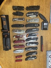 Large lot of 26 pocket knives picture