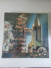 HAIL COLUMBIA PUZZLE NEW 1982 HOYLE 550 PC SPACE SHUTTLE NASA #8021 SEALED. picture