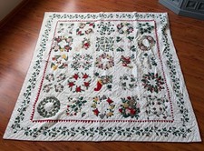 Vtg Limited Edition The Brides Quilt Album Applique Smithsonian Collection Queen picture