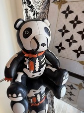 RARE Coach Leather Bear Skeleton Collectible Figurine picture