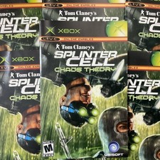 Tom Clancy's Splinter Cell Chaos Theory Microsoft XBOX Instruction Manual Only picture