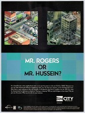 SimCity 3000 - PC Sim Game - Vintage Original Ad - Sim City Promo Art 1998 picture