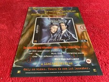 PAD59 GAME ADVERT 12X9 THE X-FILES TRIVIA GAME ON VIDEO picture