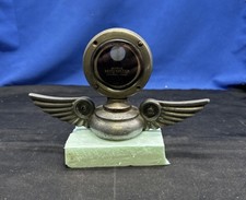 Antique 1900s Flying Wing Boyce Universal Moto Meter  Radiator Cap Ornament A2A picture