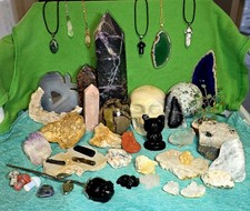 7.5LB HUGE LOT Crystal Mineral Retail$799 Sphere Skull Tower Rare Amythest Onyx picture