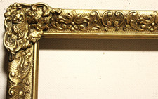 ANTIQUE FITS 8 X 10 FRENCH BAROQUE GOLD GILT PICTURE FRAME WOOD VICTORIAN ORNATE picture