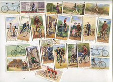 1939 JOHN PLAYER & SONS CYCLING 50 DIFFERENT TOBACCO CARD SET BIKES picture