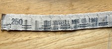 ORIGINAL WWII US ARMY BROWNING 1919 250rd CLOTH AMMO BELT by The Russell MFG Co picture