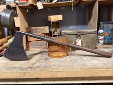 Antique 17th Century Executioner Heading Axe Hand Forged Iron Medieval Type picture