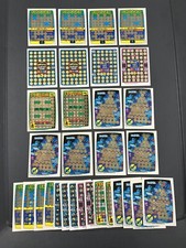 Lot of 31: Topps & Fleer Pacman Frogger Zaxxon Rub Off - 16 Unscratched 15 Used picture