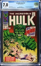 Incredible Hulk #102 (1st Issue) CGC 7.0 WHITE pages picture
