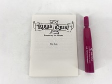 Kings Quest 2 Romancing The Throne Hint Book Sierra On-line Unused With Dried Ma picture
