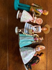 Mattel Hallmark Barbie Keepsake Ornament Lot Of 6 Vintage Figurine picture