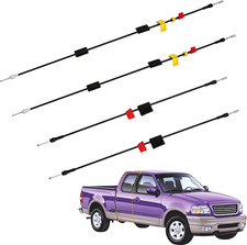 Rear Door Upper & Lower Latch Cable, Back Door Latch Lock Release Cable Repair K picture