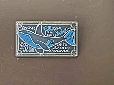 SeaWorld Chalk Art Killer Whale Orcas Shamu Pin Blind Box Mystery picture