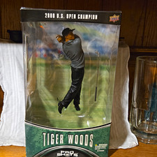 Upper Deck Pro Shots Tiger Woods 2000 U.S. Open Champion Figure Boxed Unopened picture