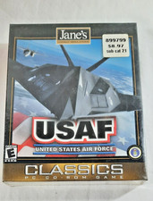 Jane’s USAF United States Air Force (1999) Big Box Combat Simulator PC CD NEW picture