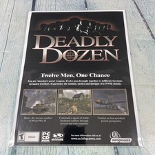 2001 Deadly Dozen Video Game Vintage Print Ad/Poster Promo Art Magazine Page picture