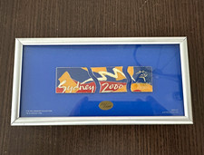 Sydney 2000 Olympics Millennium Collection Official Pin Set Framed  LE 813/2000 picture
