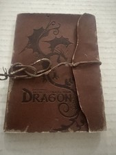 Dreamworks How to Train Your Dragon Crew Only Gift- Leather Journal RARE  picture