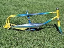 Otasco Qualifier 5 Speed Muscle Bike Frame,Forks And Guard Original Paint Rare picture