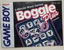 Gameboy Boggle Plus Manual Only picture