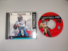 FRONT PAGE SPORTS FOOTBALL PRO '98 NFL Computer Game Vtg Sierra PC Game Read picture