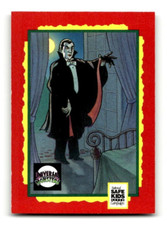 1991 Universal Studios Monsters Trading Card Treats Safe Kids Campaign Dracula picture