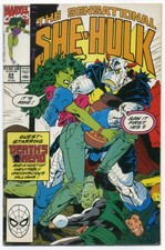 SENSATIONAL SHE-HULK #24, VG 1991 Marvel Comics death's head * picture