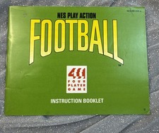 NES Play Action Football MANUAL ONLY (Nintendo NES, 1990) picture