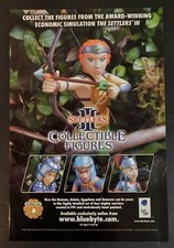 THE SETTLERS III Collectible Action Figures ~ Vintage Magazine PRINT AD 2000  picture
