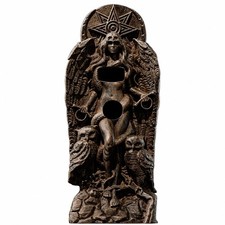 Goddess Lilith & Inanna Statue - Pagan Decor, Norse Mythology Altar Craft, Black picture